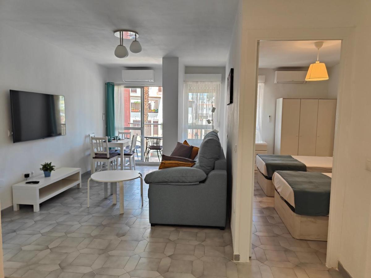 Apartamento Entero, Enormes Piscinas, Terraza Y Playa เบนัลมาเดนา ภายนอก รูปภาพ